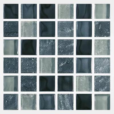 Aquabella Night Life Soul 1x1 Glass Mosaic 12"x12" Pool Tile (NL-1134)