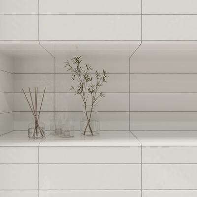 Broadway White Ice BG 3x12 Bullnose - Hover