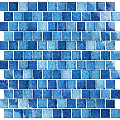 Crystal Waters Gulf Stream 1x1 Glass Mosaic 12"x12" Pool Tile