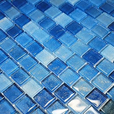 Crystal Waters Gulf Stream 1x1 Glass Mosaic 12"x12" Pool Tile - Hover