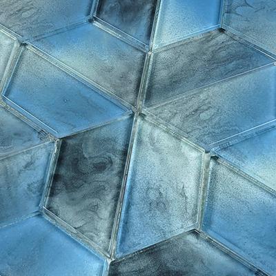 Dimension Morning Fog 2x4 Glass Mosaic 12"x12" Pool Tile - Hover
