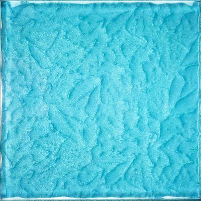 Moonscape Turquoise 6x6 Glass Pool Tile