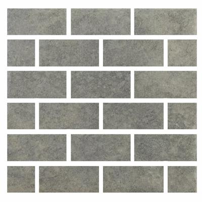 Aquabella Texas Laredo 1x2 Porcelain Mosaic 12"x12" Pool Tile