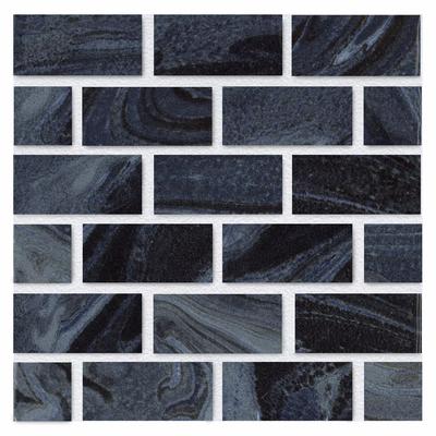 Aquabella Key West Martello 1x2 Porcelain Mosaic 12"x12" Pool Tile