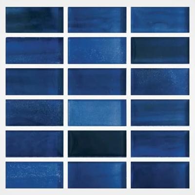 Aquabella London Victoria 1x2 Glass Mosaic 12"x12" Pool Tile (LS-1277)
