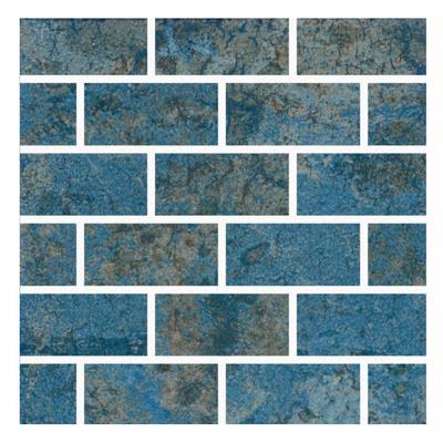 Aquabella Lakes Havasu 1x2 Porcelain Mosaic 12"x12" Pool Tile