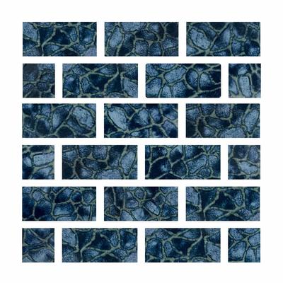 Aquabella Timeless Adventure 1x2 Porcelain Mosaic 12"x12" Pool Tile