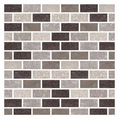 Aquabella Stone Age Broken 1x2 Porcelain Mosaic 12"x12" Pool Tile