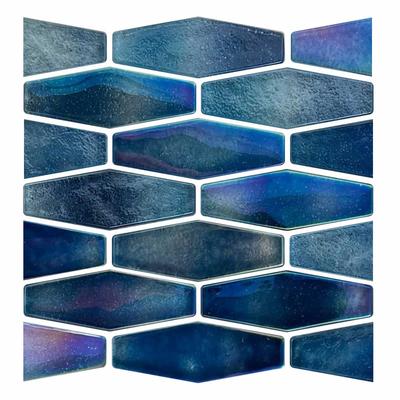 Aquabella Aloha Oahu Full Hex Glass Mosaic 12"x12" Pool Tile