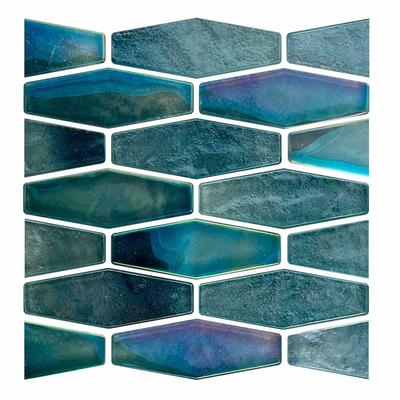 Aquabella Aloha Maui Full Hex Glass Mosaic 12"x12" Pool Tile