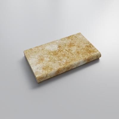 Chocolate Brown 3cm Bullnose Pool Coping 6x12 - Hover