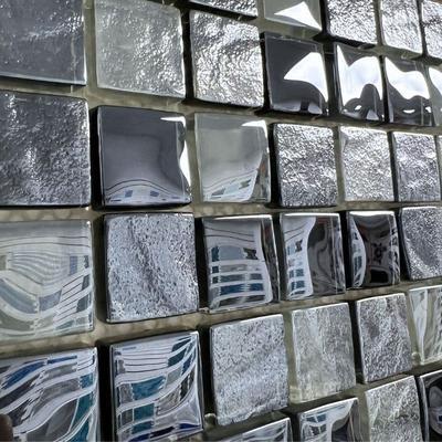 Aquabella Night Life Soul 1x1 Glass Mosaic 12"x12" Pool Tile (NL-1134)