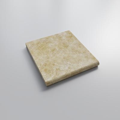 Cordoba Cream 3cm Bullnose Pool Coping 12x12 - Hover