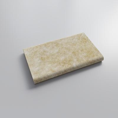 Cordoba Cream 5cm Double Bullnose Pool Coping 12x24 - Hover