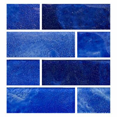 Aquabella Starlight Nebula 1.5x4 Glass Mosaic 12"x12" Pool Tile