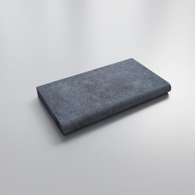Indian Black 5cm Bullnose Pool Coping 12x24 - Hover