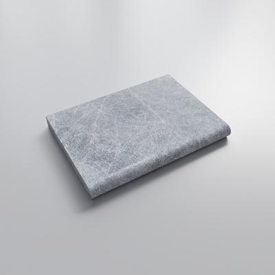Midnight Black Marble 5cm Bullnose Pool Coping 16x24 - Hover