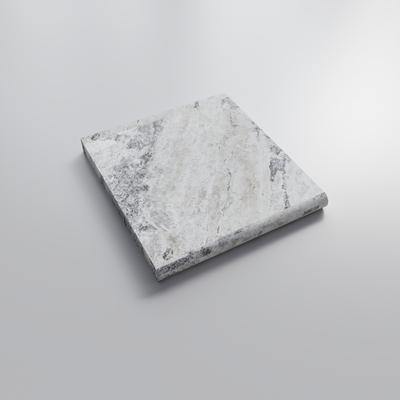 Silver Travertine 3cm Bullnose Pool Coping 12x12 - Hover