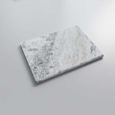 Silver Travertine 3cm Double Bullnose Pool Coping 16x24 - Hover