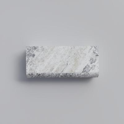 Silver Travertine 5cm Bullnose Pool Coping 4x12