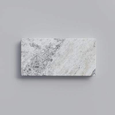 Silver Travertine 5cm Double Modern Pool Coping 12x24