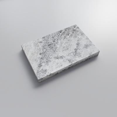 Silver Travertine 5cm Modern Pool Coping 16x24 - Hover