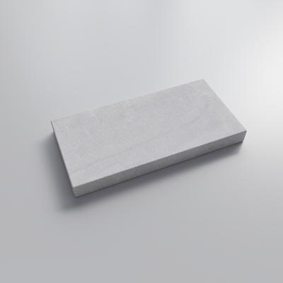 White Marble 5cm Double Modern Pool Coping 12x24 - Hover