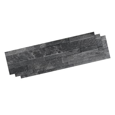 Aquabella Slate Dark Pearl 6x24 Porcelain Field Tile 12"x12" Pool Tile