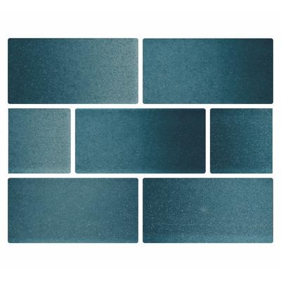 Aquabella Riviera Aqua Sanremo 2x4 Glass Mosaic 12"x12" Pool Tile (RV-2430)