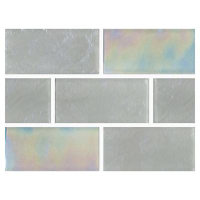 Aquabella Lunar Gibbous 2x4 Glass Mosaic 12"x12" Pool Tile