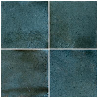 Artistry Boutique Prussian Blue Field 6x6 - Pool Tile