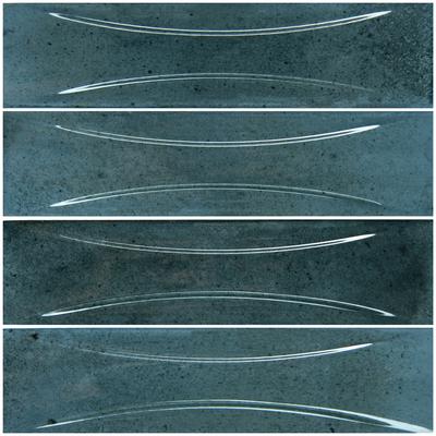 Artistry Boutique Prussian Blue Relief 3x12 - Pool Tile