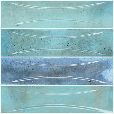 Artistry Boutique Verdigris Relief 3x12 - Pool Tile