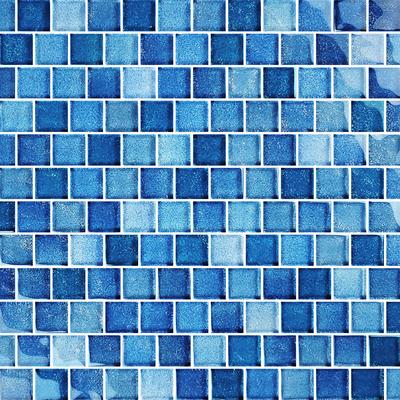 Crystal Waters Gulf Stream 1x1 Glass Mosaic 12"x12" Pool Tile