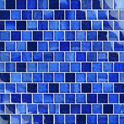 Crystal Waters Deep Sea 1x1 Glass Mosaic 12"x12" Pool Tile