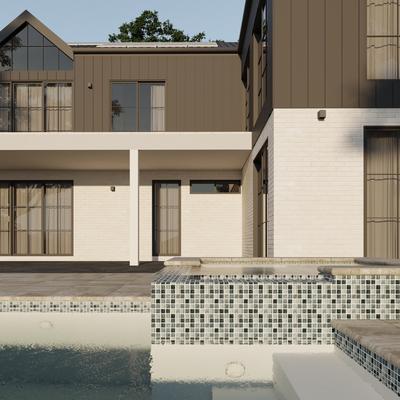 Aquabella Night Life Soul 1x1 Glass Mosaic 12"x12" Pool Tile (NL-1134) - Hover