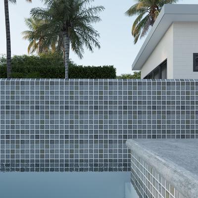 Aquabella Night Life Melody 1x1 Glass Mosaic 12"x12" Pool Tile (NL-1138) - Hover