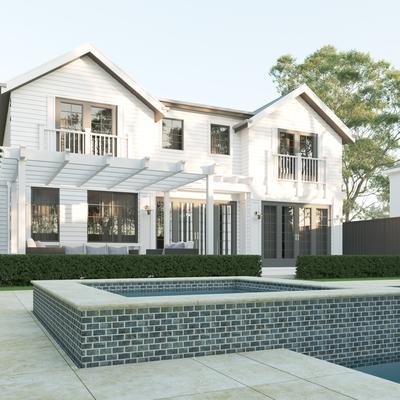 Aquabella Italian Slate San Marino 1x2 Porcelain Mosaic 12"x12" Pool Tile (IS-1234) - Hover