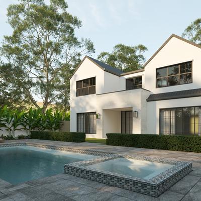 Aquabella London Westminster 1x2 Glass Mosaic 12"x12" Pool Tile (LS-1276) - Hover