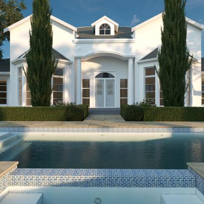 Aquabella Abyss Tikal 1x2 Porcelain Mosaic 12"x12" Pool Tile (AY-1224) - Hover