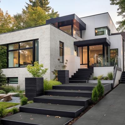 Beton Antracite 2cm Paver 24x24 - Hover