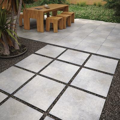 Beton Grey 2cm Paver 24x24 - Hover