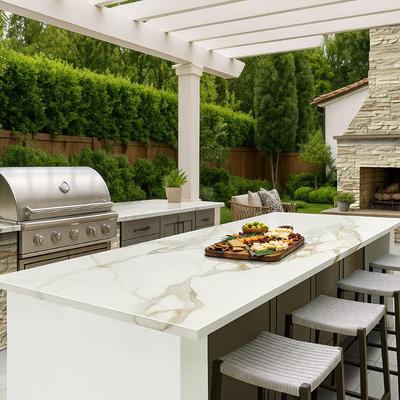 Legions Quartz White 2cm Paver 24x24 - Hover