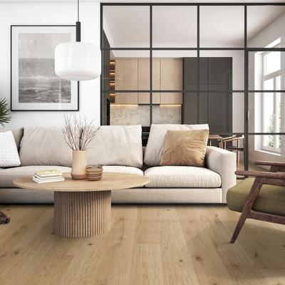 Meritage: Coastal Blanc Engineered Hardwood - Hover