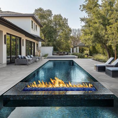 Fossil Snow 2cm Bullnose Pool Coping 13x24 - Hover