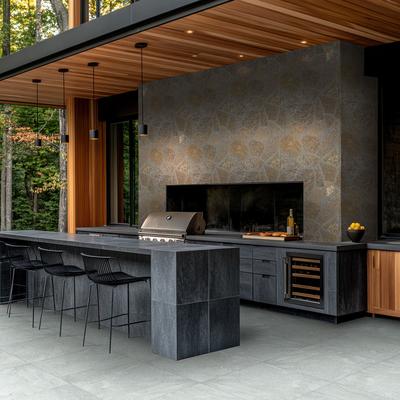 Vulkon Grey 2cm Paver 24x24 - Hover