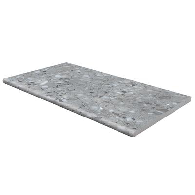 Terrazo Gris 2cm Bullnose Pool Coping 13x24