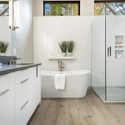 Builder’s Choice Premium Aged Hickory 22 mil 7x48 Field Luxury Vinyl Plank - Hover