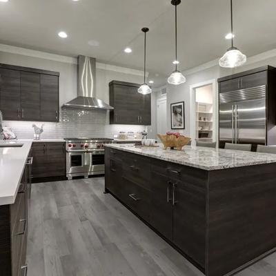 Builder’s Choice Premium Gray Ash 22 mil 7x48 Field Luxury Vinyl Plank - Hover