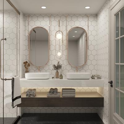 Marquise Hexagon Blanco Matte 5x6 - Hover